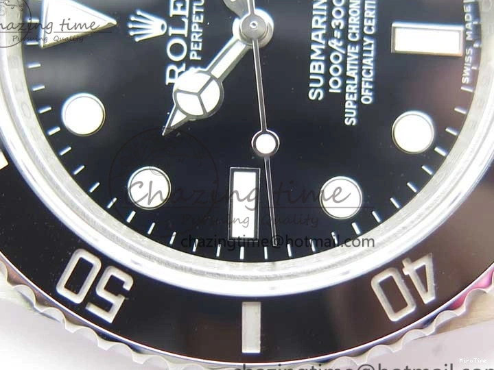 MiroTime 0102 Comfortable Submariner 116610 LN Black Ceramic ARF 1:1 Best Edition 904L SS Case and Bracelet A2824 V 3218